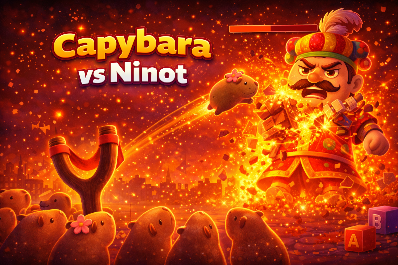 Capybara vs Ninot